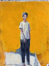Arsalan Naqvi, 11 x 15 Inch, Mixed Media on Paper, Figurative Painting, AC-ARN-201